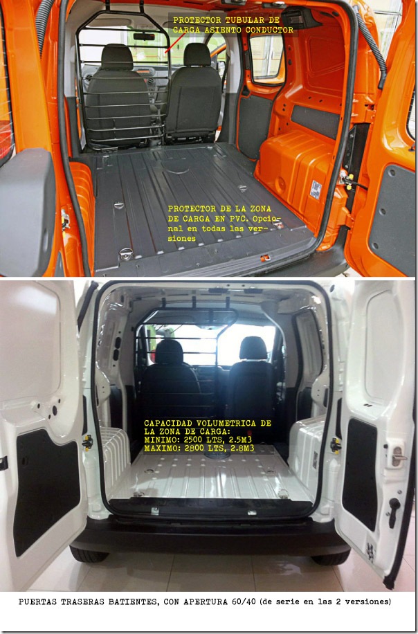 Zona de carga Fiorino Qubo 