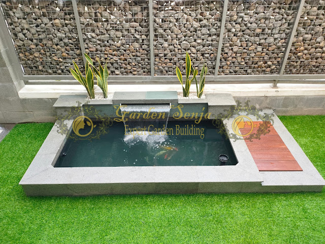 Jasa tukang kolam koi minimalis blora