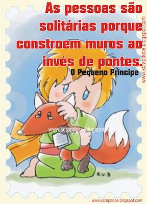 Foto Mensagem de Solidão/Amizade/Frase do Livro "O Pequeno Príncipe" para Compartilhar no Facebook