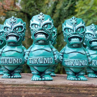 Tikumo Super Tiki Sumo 15th Colorway Vinyl Figure by Gerald Okamura