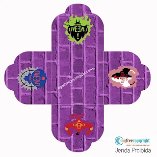 Descendants: Free Printables Boxes.