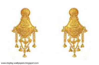 Pure Gold Earrings Designs For Girls