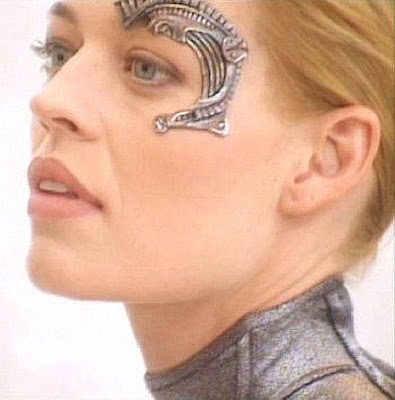 Jeri Ryans Seven of Nine costume is surprisingly made out of a thin 