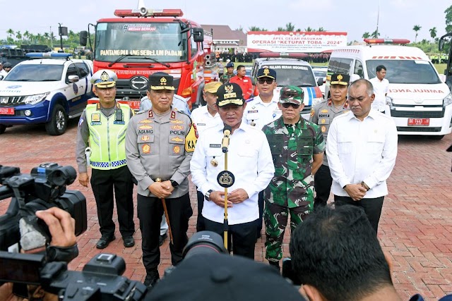 Polda Sumut Turunkan 12.152 Personel Pasukan Ketupat Toba 2024  