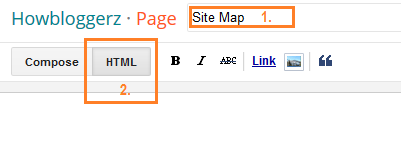 How to add sitemap in blogger