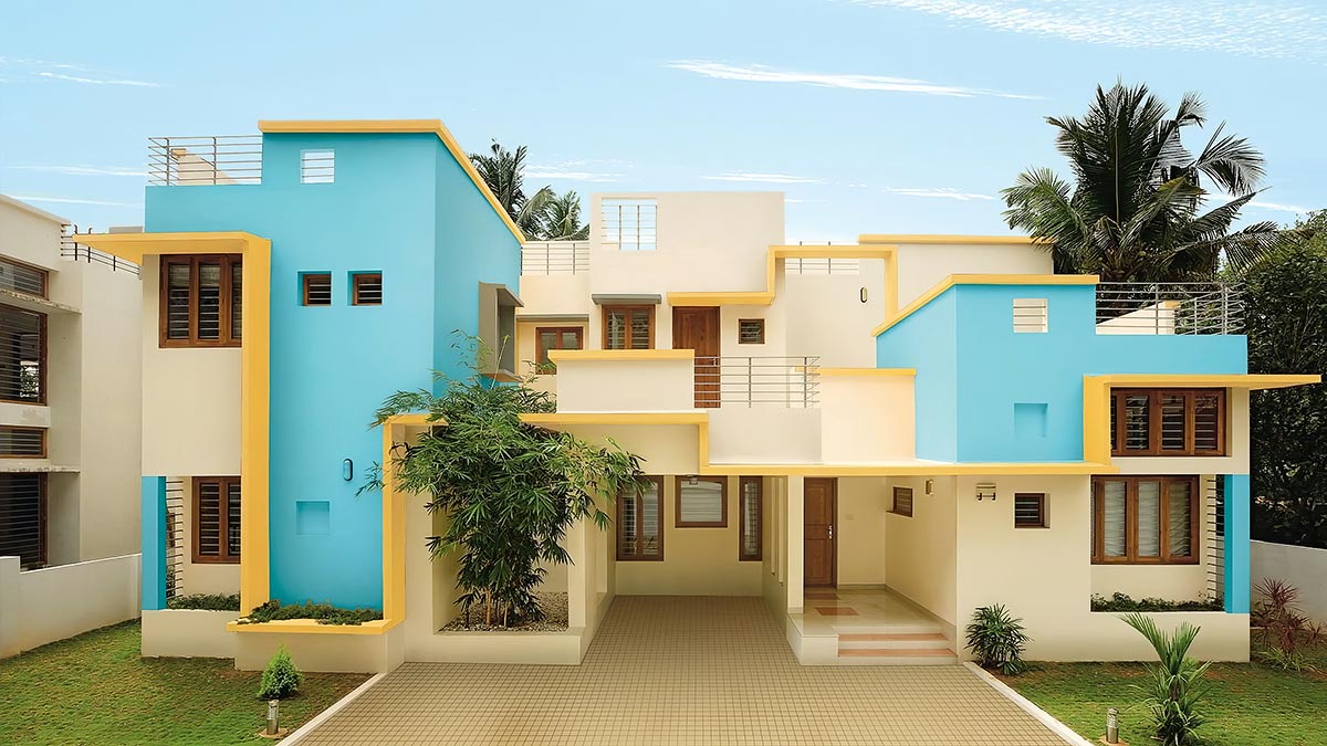 Kerala House Exterior Painting Ideas - Infuse Vibrancy into Your Home's Architectural Canvas