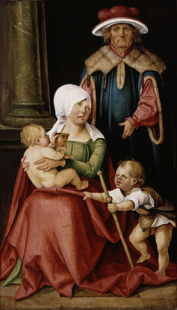 Мария Зеведеева (Саломея), ее муж Зеведей и их дети Иаков и Иоанн, будущий Богослов