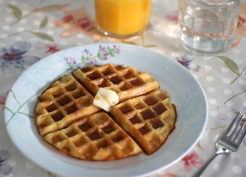 yeasted waffles 2