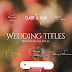 50+ Wedding Titles Templates  Free Download Premiere Pro
