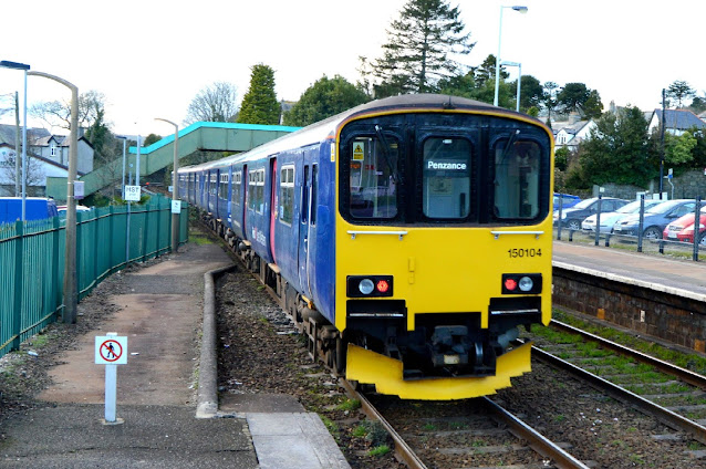 Photo of First Group Class 150104 2-car diesel multiple unit train at st austell
