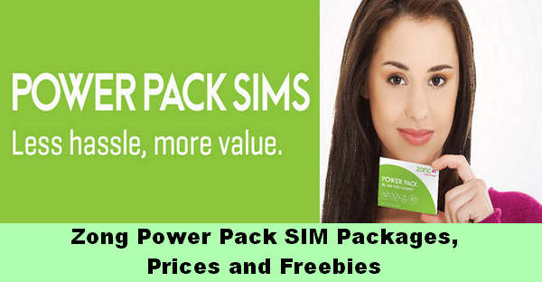Zong Power Pack SIM Packages