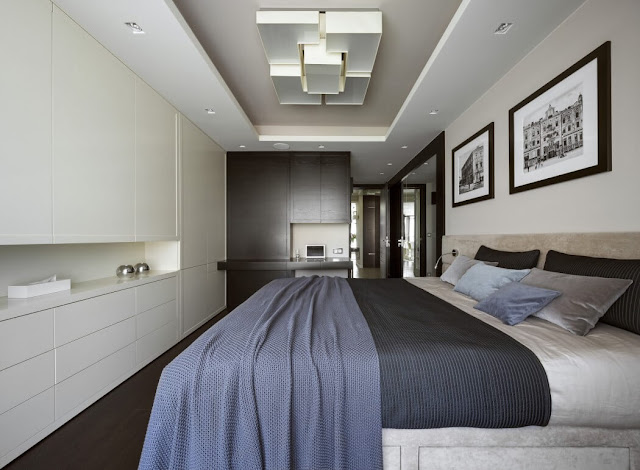 unique modern small bedroom ceiling design