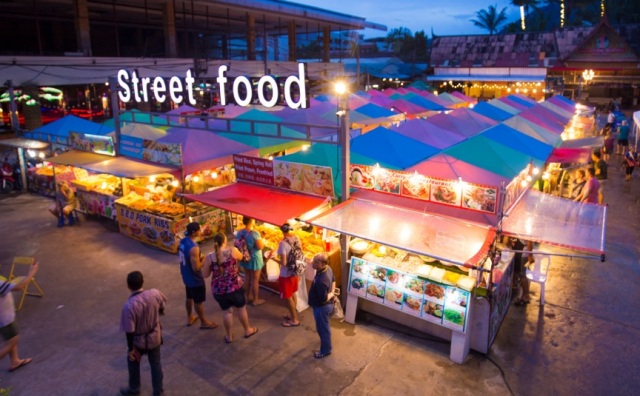 bangla street seafood, patong, phuket