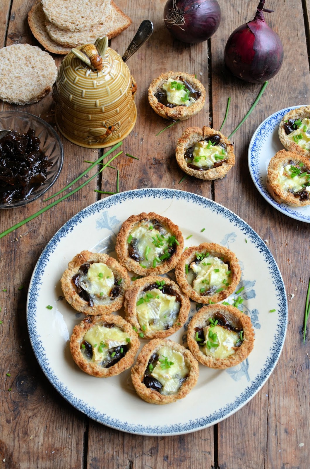 Le Rustique Brie Tartlets With Honey Onion Relish Claire Justine