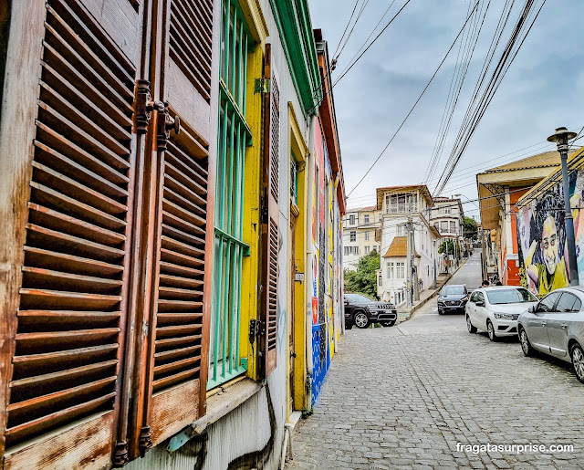 Arte de Rua em Valparaíso no Chile