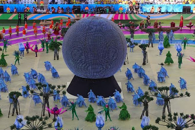 images of 2014 world cup opening ceremony in brazil