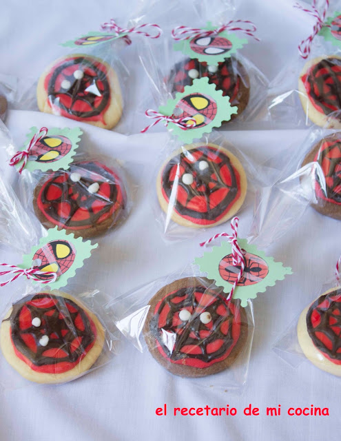 galletas de spiderman