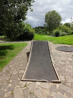 Crazy Golf at Coate Water Country Park in Swindon