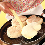 English Muffin Hearts - Step 9