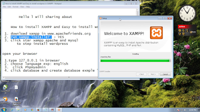 how to run wordpress on xampp