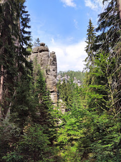 Skalne Miasto Adrspach w Czechach