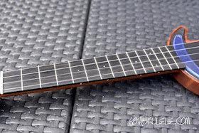 Antica Ukuleleria UFOS Tenor Ukulele fingerboard