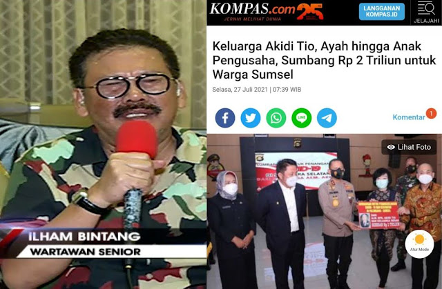  Humas Kapolda Sumsel Kombes Supriadi meyakini dana  Catatan Ilham Bintang: Sekali Lagi Tentang Akidi Tio, Sekali Lagi Soal Sumbangan 2 T