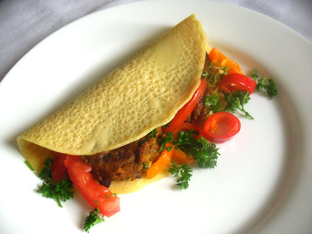 Vegetarian Samosa Wraps