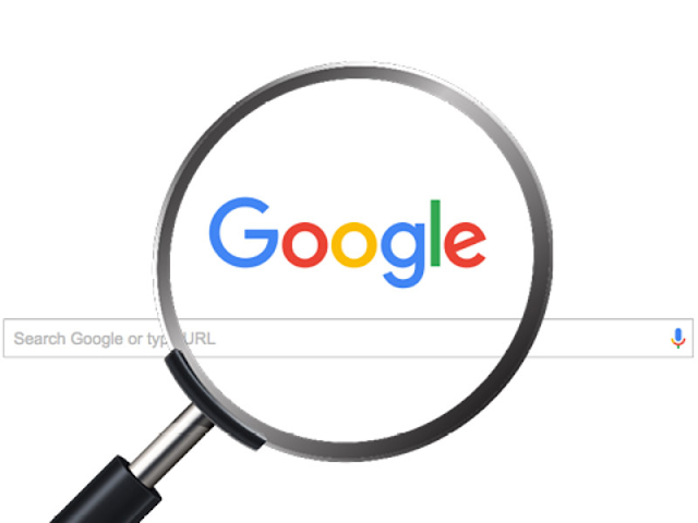 Mọi tìm kiếm thông tin đều được thực hiện trên google