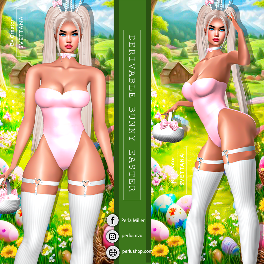 DERIVABLE BUNNY EASTER COLLECTION - SVETTANA SHOP