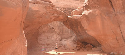 Parque Nacional de Arches, Sand Dune Arch.