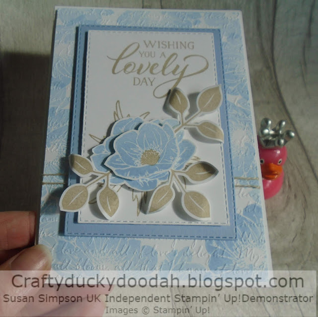 Craftyduckydoodah, Floral Essence, Scripty Embossing Folder, Stampin' Up! Susan Simpson UK Independent Stampin' Up! Demonstrator, Supplies available 24/7 from my online store