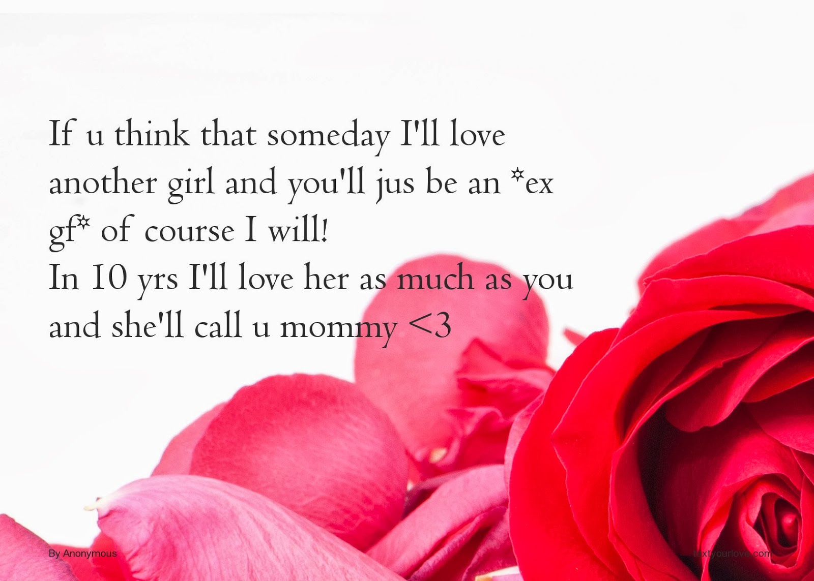 Cute Love sms text Messages