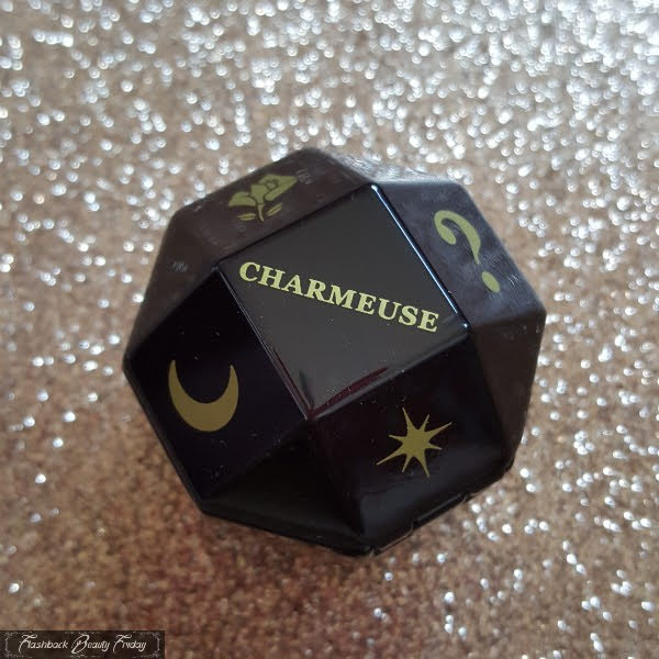 Lancome destiny cube with charmeuse written in gold