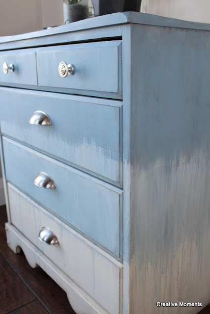 dresser with cup pulls