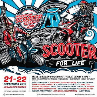 Indonesian Scooter Festival 2019#3 - Scooter For Life.⁣