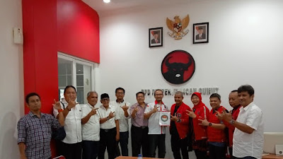 PDIP Sumut Terima 3 Relawan Ganjar, Sutarto: Mari Berjuang Bersama!