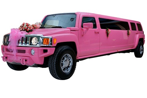 Cho thuê xe cưới Limousine màu hồng