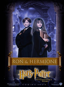 Ron and Hermione Harry Potter poster