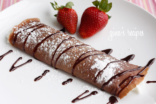 Crepes recipe chocolate