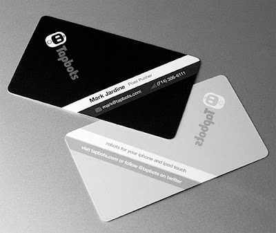 Cool Black White Business Cards