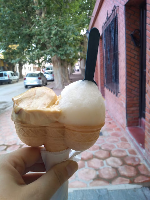 Wine sorbetto in Cafayate, Argentina (I went to Cafayate only for this!)