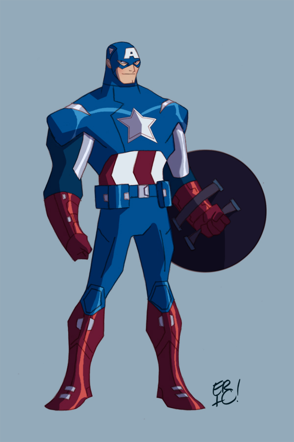 here is my take on an animated captain america i took the movie 