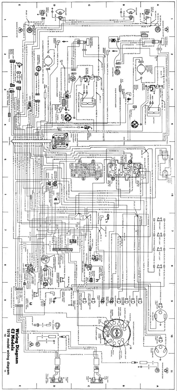 1981 Jeep Cj Tail Light Wiring Diagram 1980 Jeep Cj5 Electrical Wiring Schematic Wiring Diagram Services I Have The Painless Wiring Kit On The Jeep But The Wires Do Not