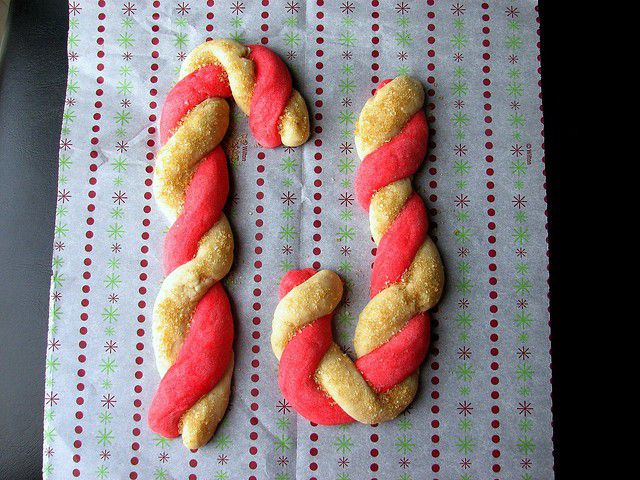 Candy Cane Sugar Cookies Recipe