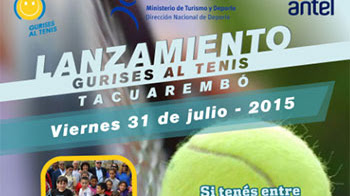El programa "Gurises al Tenis" llega a Tacuarembó