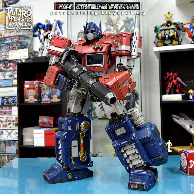 Hasbro Transformers : MAS-01 Optimus Prime 18'' Custom Weather by Putra Shining