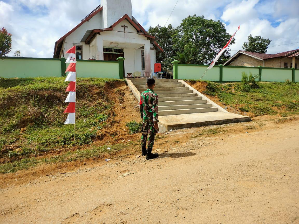 Rehab Gereja Santo Kristoforus , Jemaat Apresiasi Kerja Satgas TMMD Singkawang