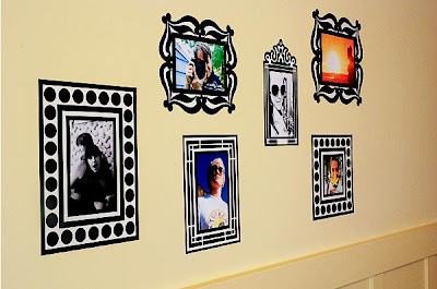 Re-Stickable Decal Photo Frames (3) 1