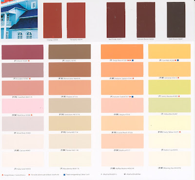 Ici Dulux Paint Color Chart